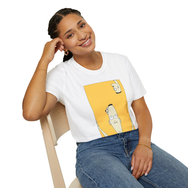 Yellow Norman Unisex Softstyle T-Shirt - 'Hi Norman' Graphic Tee