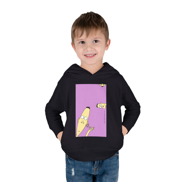 Purple Norman Toddler  Hoodie - Fun  Design, Cozy Kids