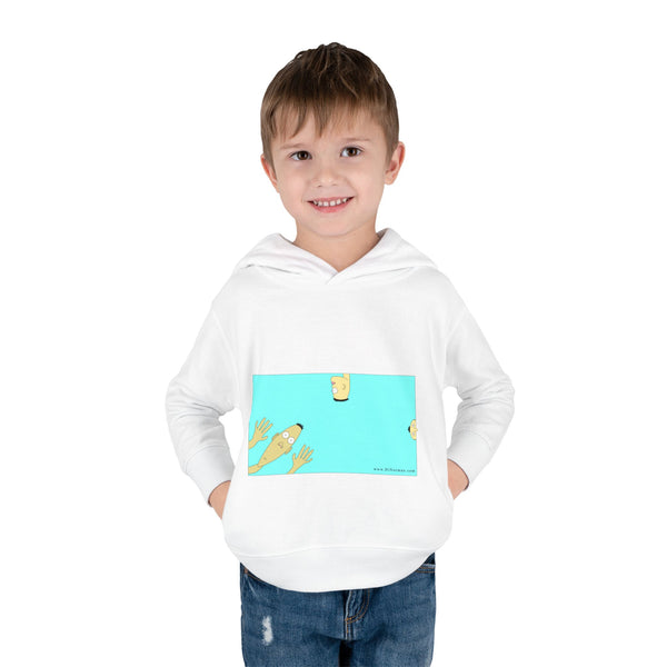 Teal Norman Toddler  Hoodie - Fun  Design, Cozy Kids