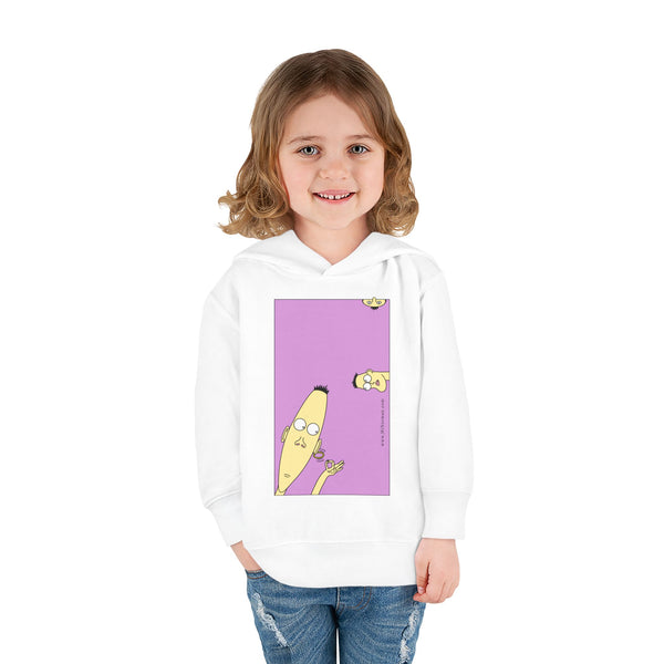 Purple Norman Toddler  Hoodie - Fun  Design, Cozy Kids
