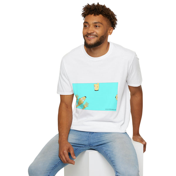 Teal Norman Unisex Softstyle T-Shirt - 'Hi Norman' Graphic Tee