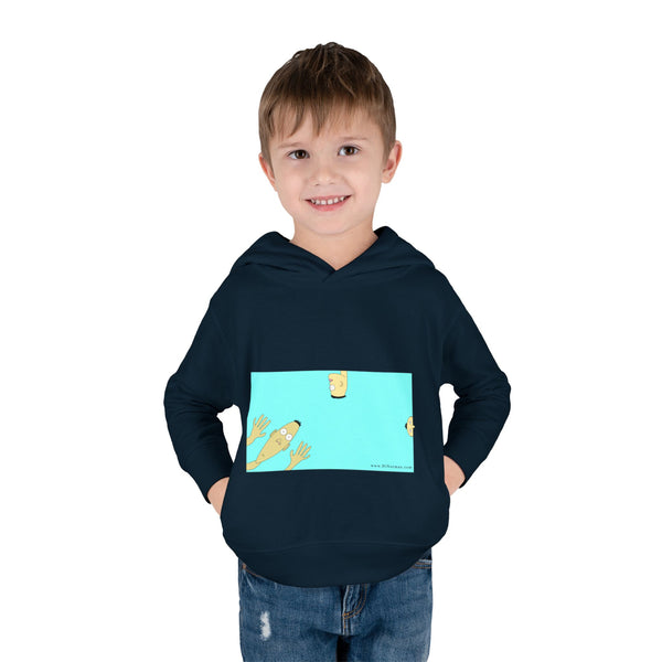 Teal Norman Toddler  Hoodie - Fun  Design, Cozy Kids